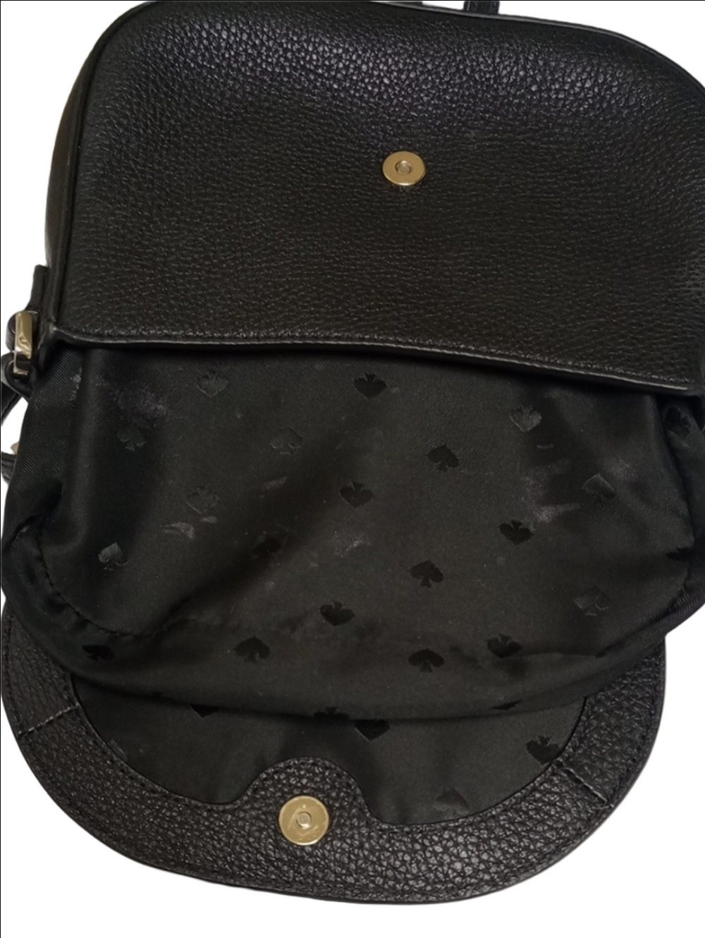 🖤 KATE SPADE BLACK PEBBLED LEATHER SMALL CROSSBODY BAG - Picture 13 of 15